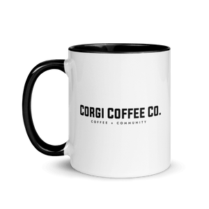 
            
                Cargar imagen en el visor de la galería, Corgi Coffee Co. Logo White Mug
            
        